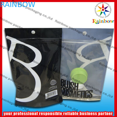 Ziplock Plastic Comestic Packaging Bag Dengan Bottom Gusset Untuk Lotion