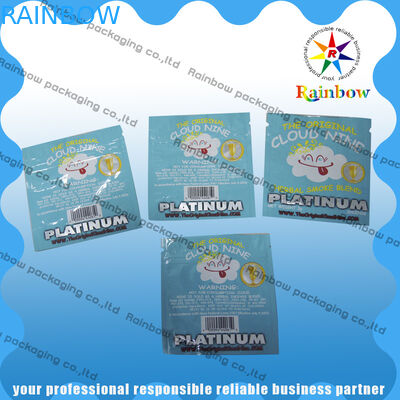 Cloud 9 Herbal Incense Zip Kantong Plastik Dengan Ritsleting Untuk Rumah