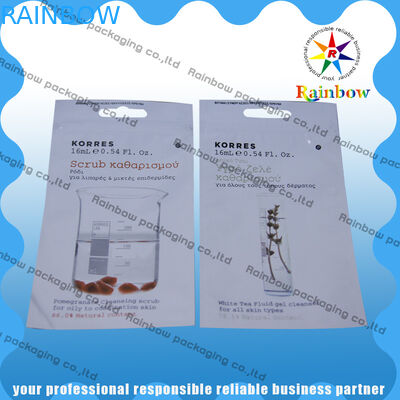 Tas Kemasan Comestic Korres Dengan Jendela Yang Jelas Dan Menangani Lubang