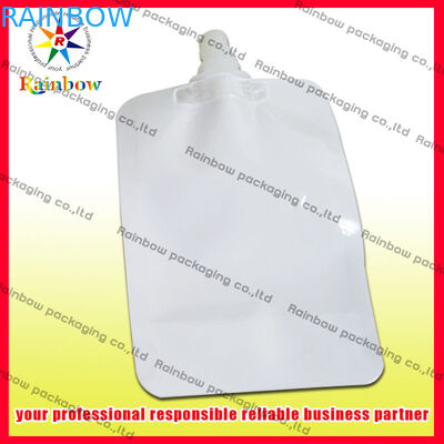 Putih Reusable Spout Pouch Kemasan Kekuatan Tinggi Untuk Kopi