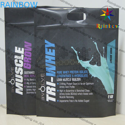 Aluminium Stand Up Foil Pouch Packaging Bag Dengan Ziplock Untuk Toy