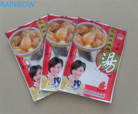 PET / AL / PE Aluminium Foil Kantong Kemasan Dengan Ziplock Untuk Makanan