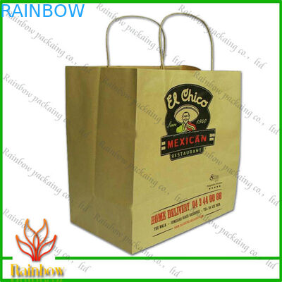 Ambil Tas Belanja Kertas Dengan Pegangan Dan Desain Yang Indah