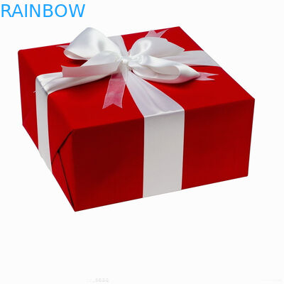 Top Grade Folding Karton Kertas Kotak Merah Untuk Gift Packaging