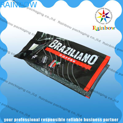 PET / AL / PE Bahan Colourful Stand Up Tea Pouch Packaging Dengan Side Gusset