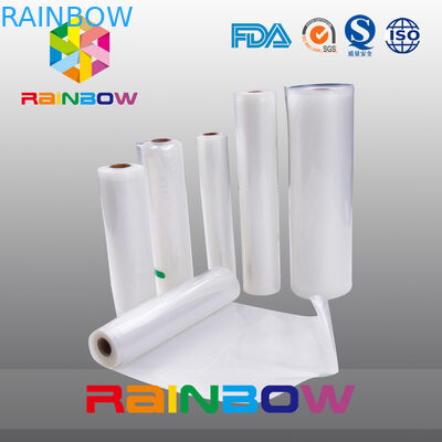 8 "X50 'PA / PE Bahan Vacuum saver texturesealer gulungan dengan sisi Halus dan Saluran / sisi timbul