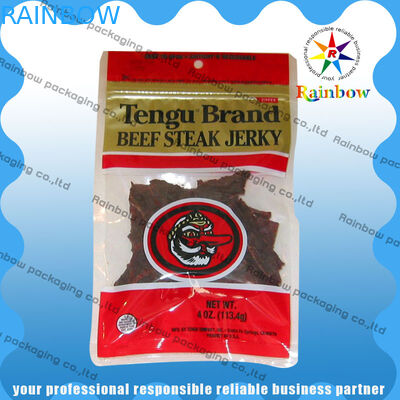 Kemasan Tas Foil Food Grade Panas-Disegel Clear Window Pencetakan Penuh