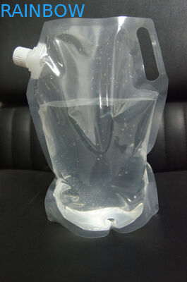 Pencetakan Warna-warni Air Bukti Berdiri Kemasan Tas Dengan Pojok Pojok Untuk Liguid