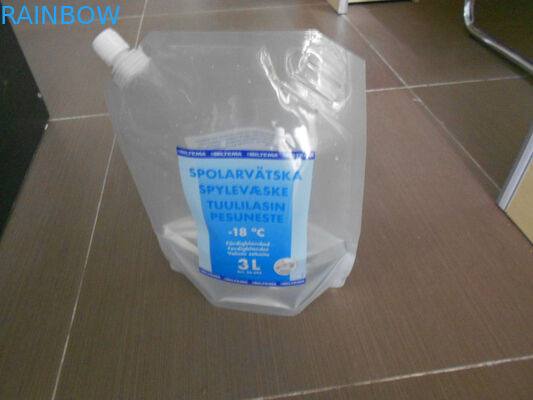 Pencetakan Warna-warni Air Bukti Berdiri Kemasan Tas Dengan Pojok Pojok Untuk Liguid