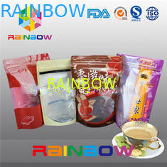 Kraft Paper Snack Bag Packaging Untuk Beef Dendeng Dengan Zipper, Food Grade Foil Pouch