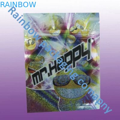 Kemasan Dupa Herbal Ziplock, Kantong Plastik Zip Pencetakan Berwarna-warni yang Disesuaikan