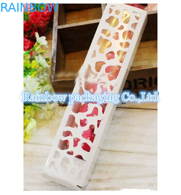 Clear Window Chocolate Kemasan Box Menangani Matt / Gloss Laminasi Daur Ulang