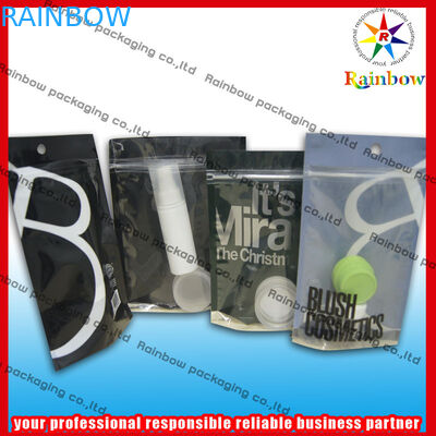 Tas Kosmetik Stand Up Packaging Berwarna-warni Dengan Ziplock