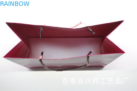 Tas Kertas Disesuaikan Warna Mewah Kertas Kraft Dengan Pencetakan Logo