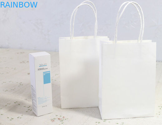 Kantong Kertas Kraft Cetak Unik Dengan Warna Polos Ketebalan 0,18 mm