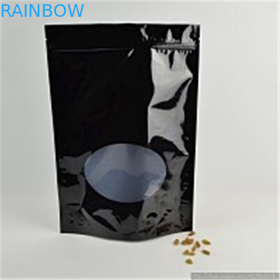 Zipper Aluminium Foil Pouch, Clear Jendela Walnut / Kemasan Tas Snack