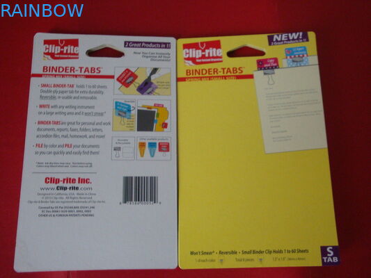 Colorful Blister Card Packaging Euro Tunggu Lubang Untuk Scissor Packing