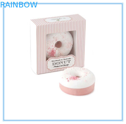 Dekorasi pink Sabun Kemasan Box Daur Ulang Hand Made Kertas