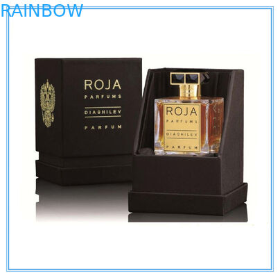 Kertas Seni Kotak Kemasan Parfum Ungu Didaur Ulang Dengan Bawah