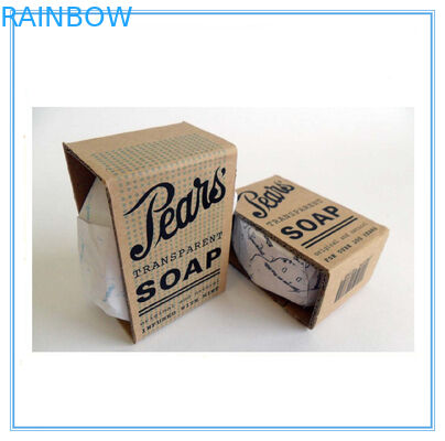 Kemasan Kotak Kertas Mode Lipat Untuk Sabun / Perhiasan Dengan Tutup
