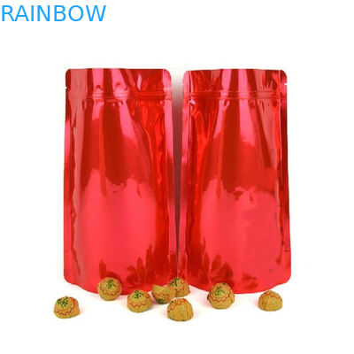 Golden Mylar Ziplock Plastic Bags Packaging Top yang Dapat Didaur Ulang