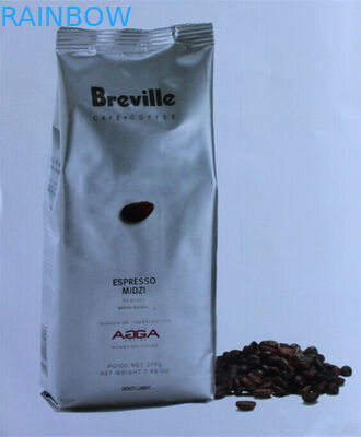 Kantong Plastik Bawah Perak Polos Kemasan Segel Panas yang Dapat Didaur Ulang