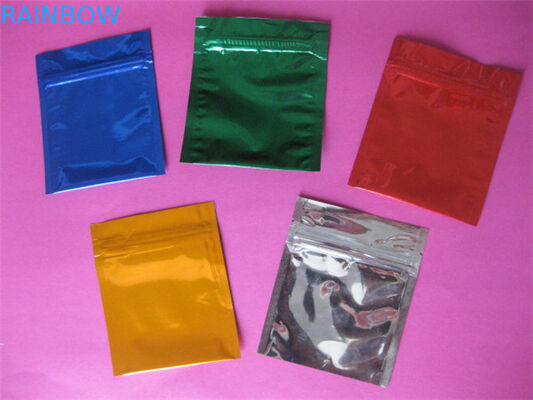 Aluminium Foil Zipper Herbal kemenyan Kemasan warna-warni Gravure Percetakan