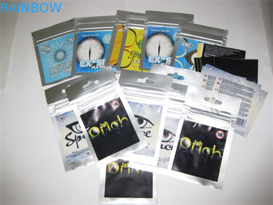 Ritsleting Top Ziplock Herbal Dupa Herbal Untuk Rempah-rempah Rampai