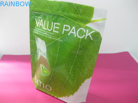 Ziplock Green Stand Up Pouch Bag Zipperlock untuk Krim Wajah
