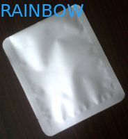 Plain Perak Tiga Side Seal Aluminium Foil Pouch Kecil untuk Produk Elektronik