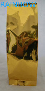 Kemasan Coffee Bean Foil Pouch Gloden Heat Seal dengan Nilai Degassing