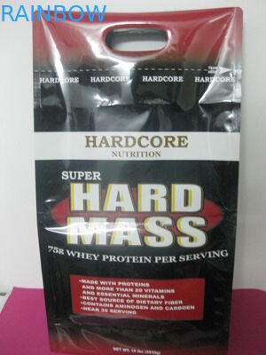 Kemasan Kantong Plastik Side Gusset yang Dicetak, Kemasan Punch Hole Coffee Bean