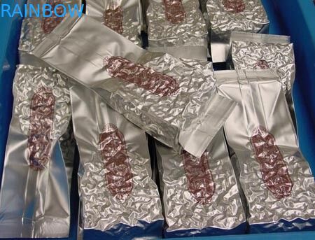 Silvery Matte Finish Mencetak Kopi Aluminium Foil Bag dengan Degassing Valve