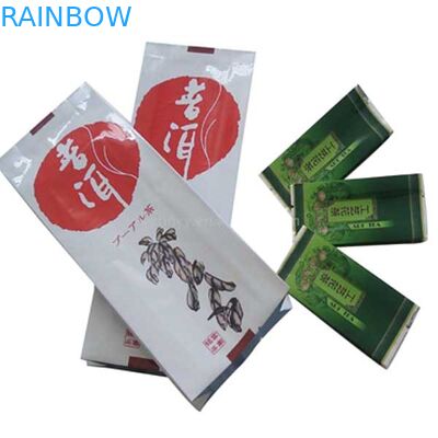 Glossy Finish Kemasan Teh 3 sisi Kantong Kecil Berwarna-warni Jelas Dicetak