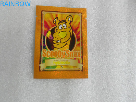 Tas Herbal Dupa Glossy 10g Scooby Snax Hologram Yellow Potpourri