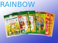 3-side Seal Kantong Plastik Kemasan Kemasan Plum Vivid Printing