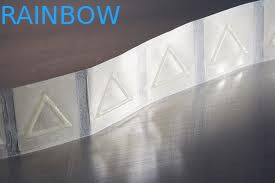 Didaur Ulang Segitiga Jelas Menyusut Lengan Label Peringatan Taktil Untuk Tunanetra / Stiker