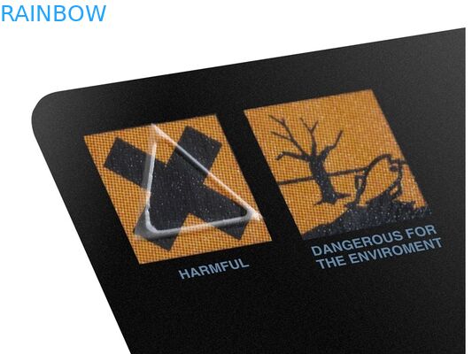 Blindman / Stiker Kecilkan Lengan Bungkus Dapat Didaur Ulang Kecil Jelas