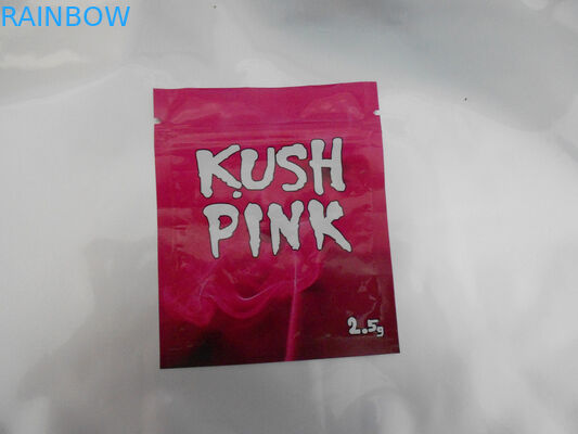 Herbal Dupa Zip Kantong Plastik 2.5g Pink KUSH Blend Potpourri