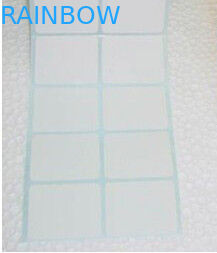 Label Stiker Perekat Kertas Persegi Panjang Putih Tidak Dicetak Dalam Gulungan