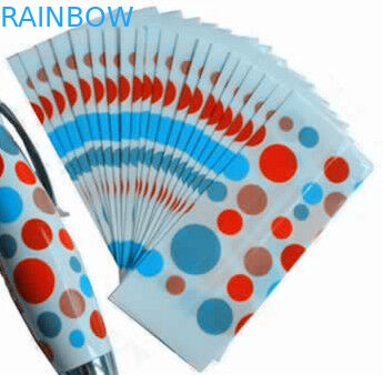 Fashionable Dot Desain PET Heat Shrink Label Lengan untuk Ball Pen