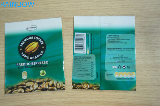 Cafe Macchiato Pet Heat Shrink Sleeving Untuk Kemasan Piala Kopi