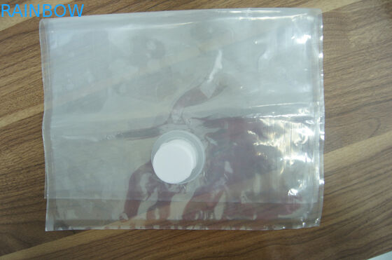 Clear Food Saver Vacuum Seal Bags Dengan 3 Sisi / Double Valve Vacuum Seal Storage Bags