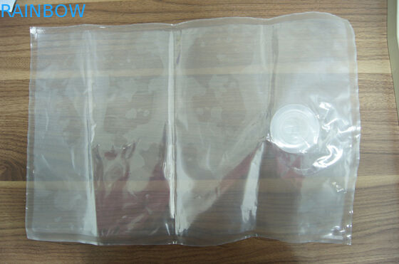 Polos Panas Menolak 3 - Side Food Vacuum Seal Bags Dengan Degassing Valve