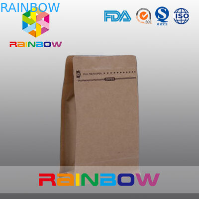 Tas Kertas Coklat Alami Yang Disesuaikan Untuk Kemasan Dendeng