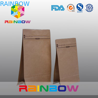 Tas Kertas Coklat Alami Yang Disesuaikan Untuk Kemasan Dendeng