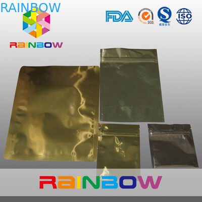 Bahan Food Grade Emas Middle Foil Bag Packaging Ramah Lingkungan