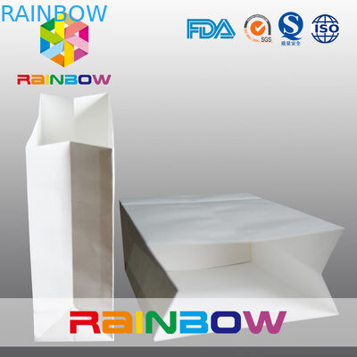 Tas Kertas Disesuaikan Bawah Persegi Daur Ulang / Tas Belanja Kertas Cetak