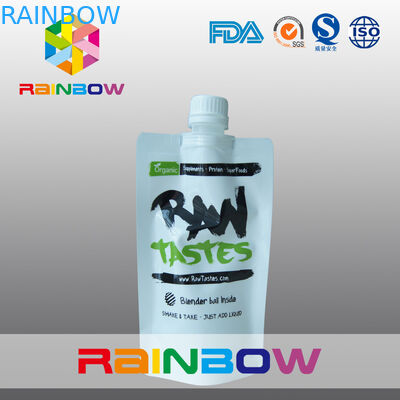 Light Style Stand Up Kantung Plastik Dengan Cerat Untuk Jus Bayi