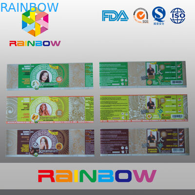 Label Panas Menyusut Lengan PVC untuk Kemasan Botol Minuman dalam Gulungan